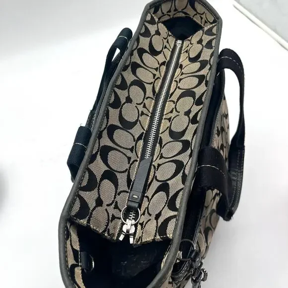 COACH VINTAGE Y2K Signature Jacquard Shoulder Bag, Large Tote - Picture 5 of 15